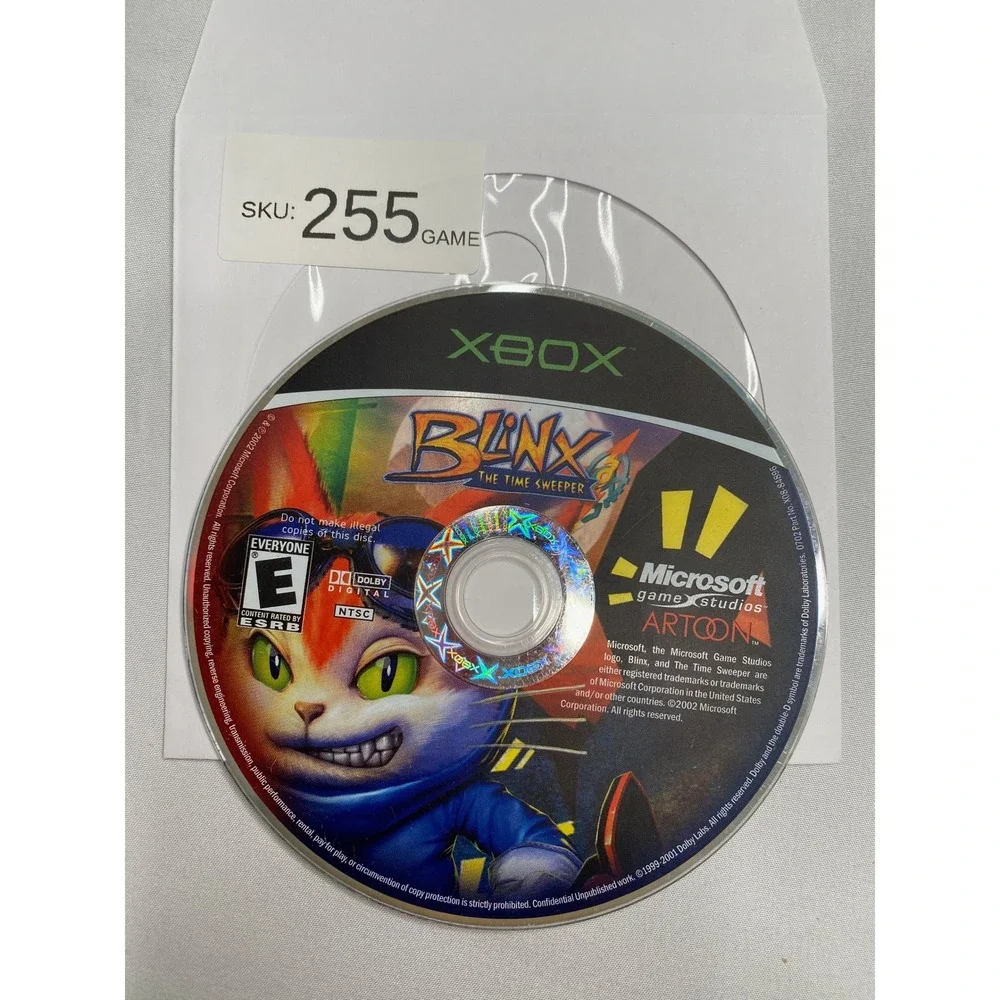 Blinx The Time Sweeper Microsoft Xbox